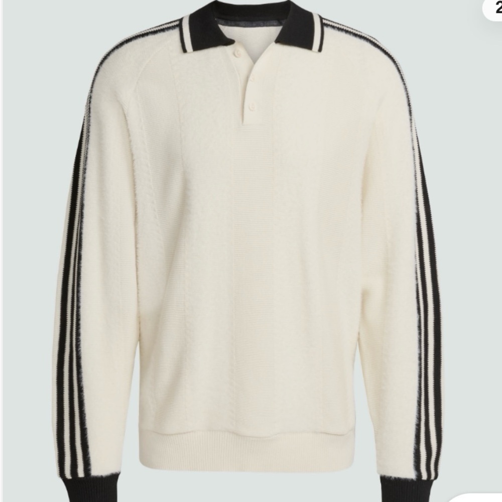 Adidas Originals Premium Knit Jersey Men’s Lifestyle Casual Top AsiaFit JX3836